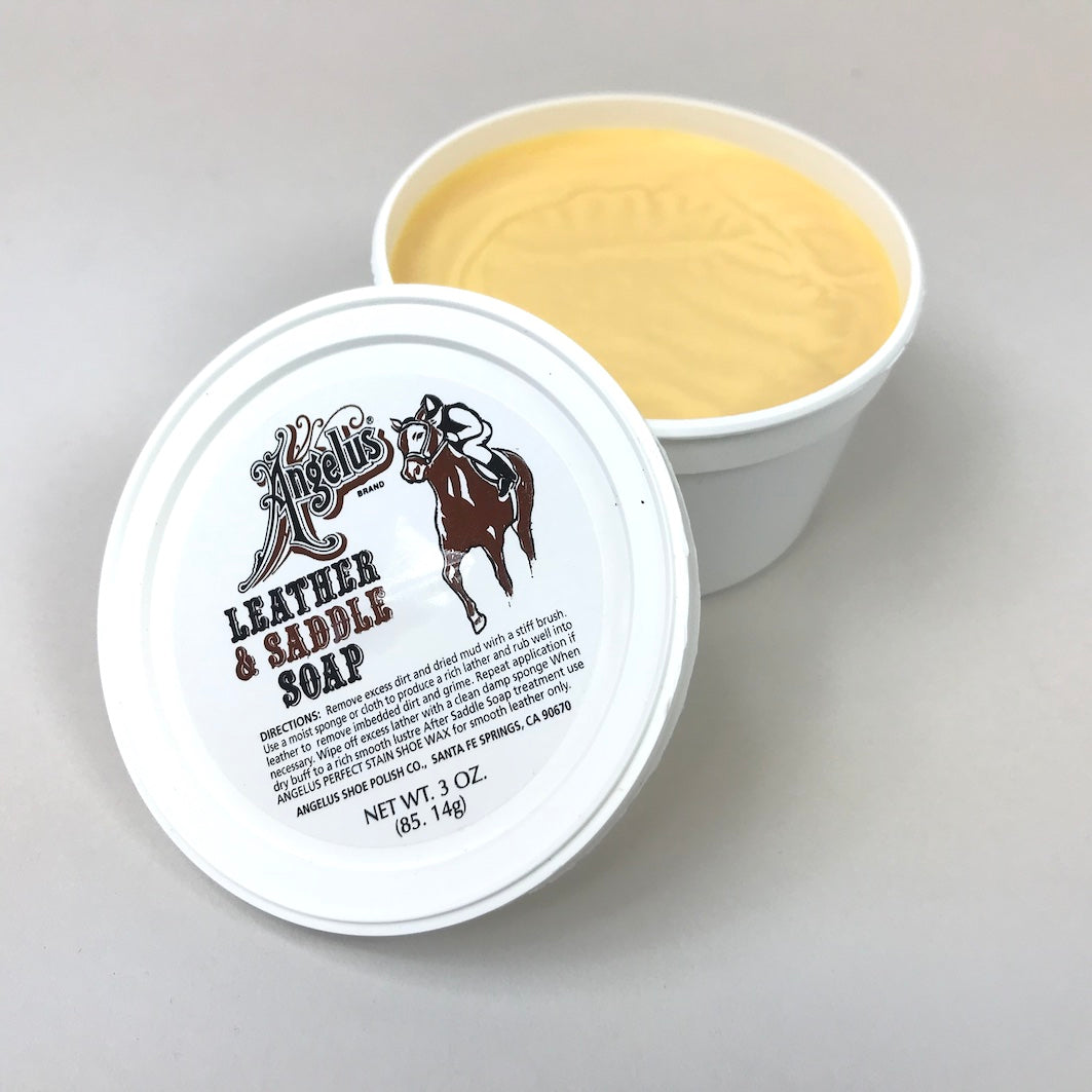 Saddle soap and leather balm