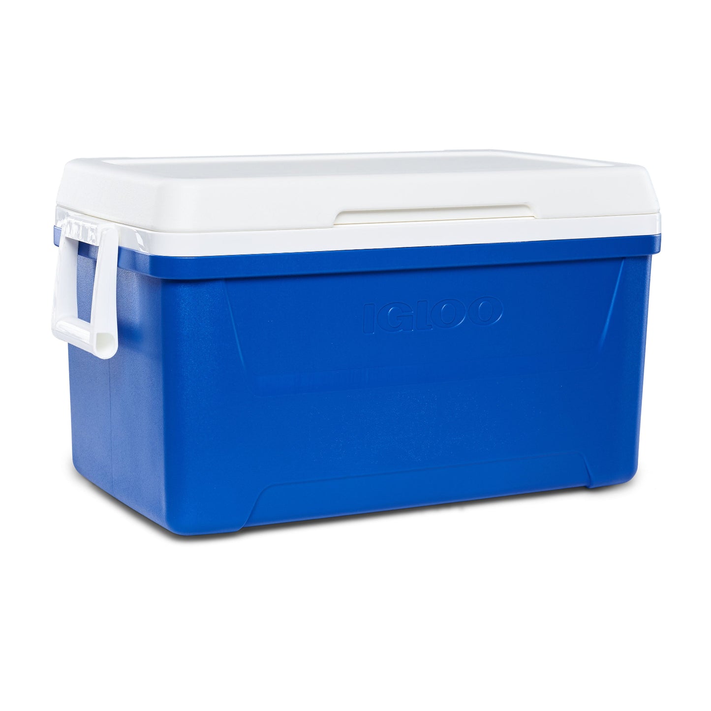 Igloo Laguna coolbox blue 48qt on white background