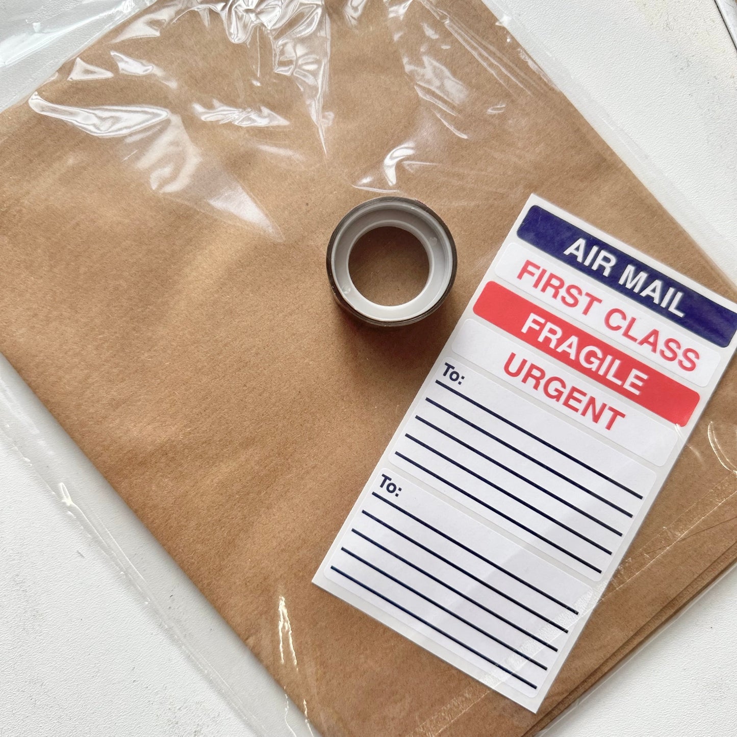 Parcel wrapping kit