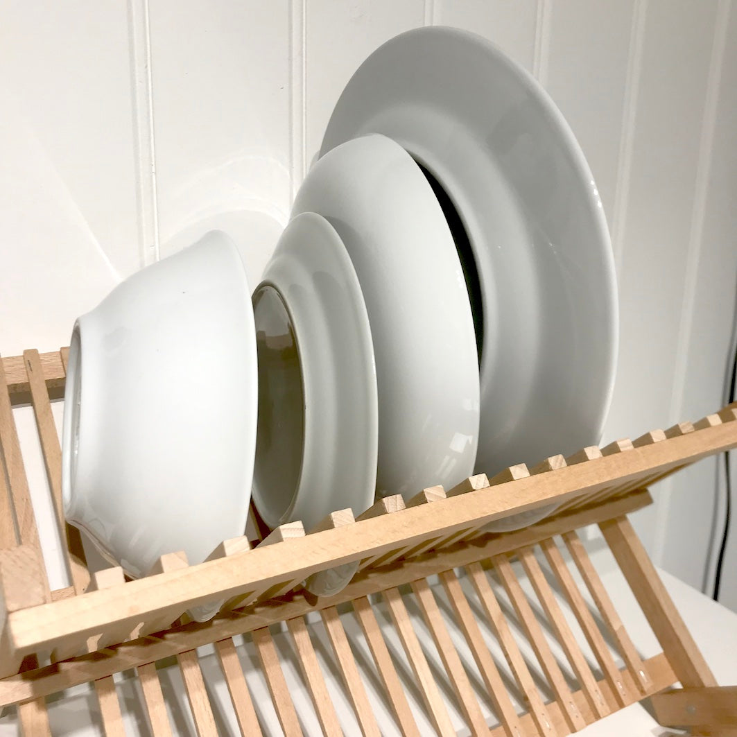 White plates and bowls - utilitybrighton