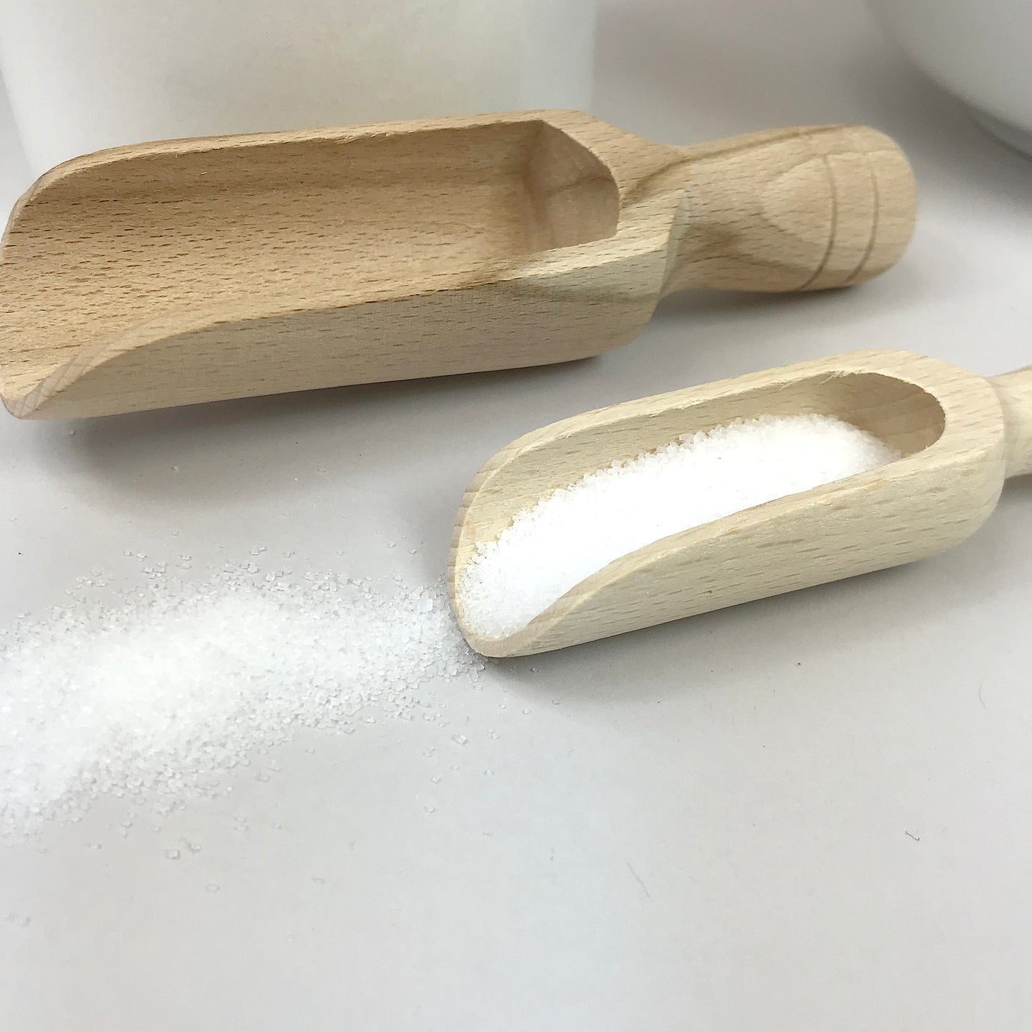 Wooden scoops