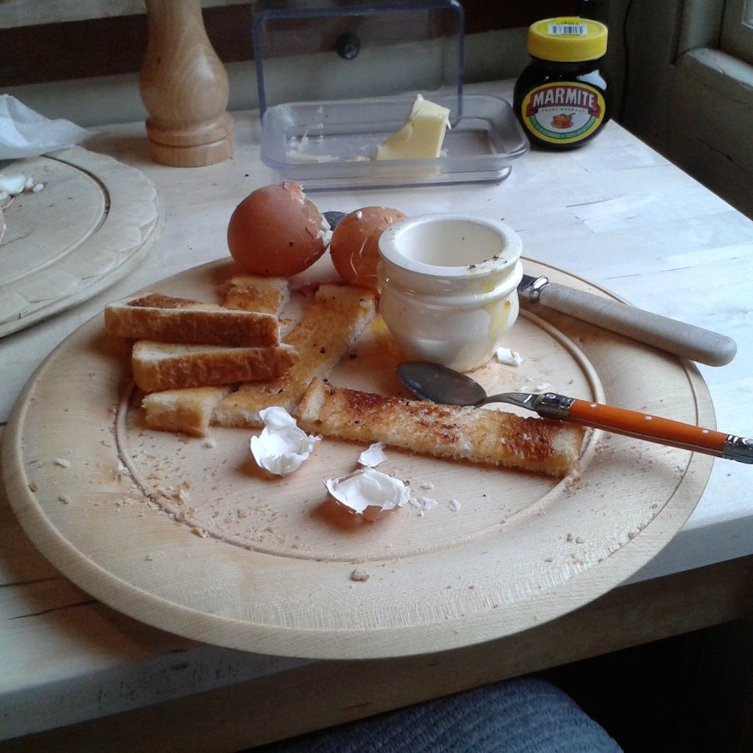 Wooden plate 11%22 Boiled egg.jpg