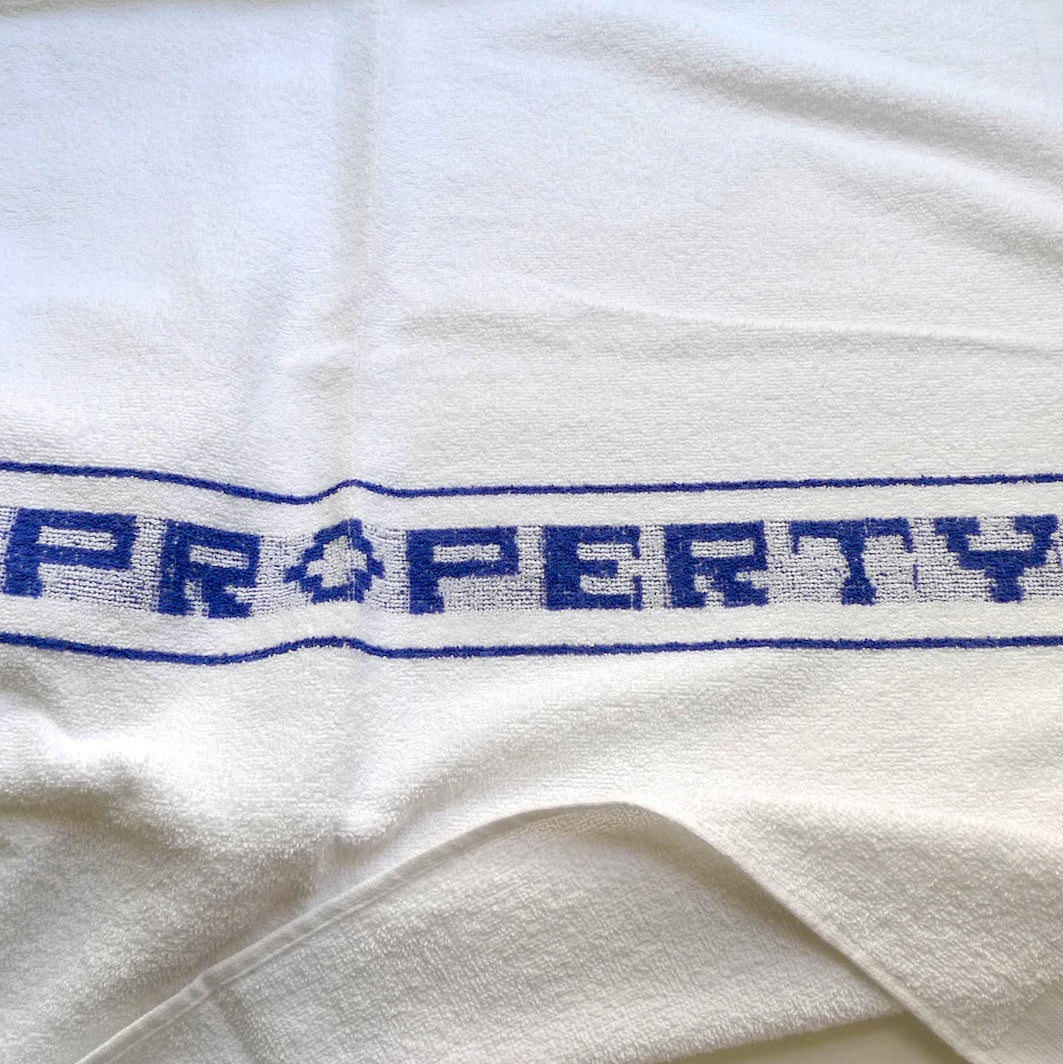 Hospital Property towel