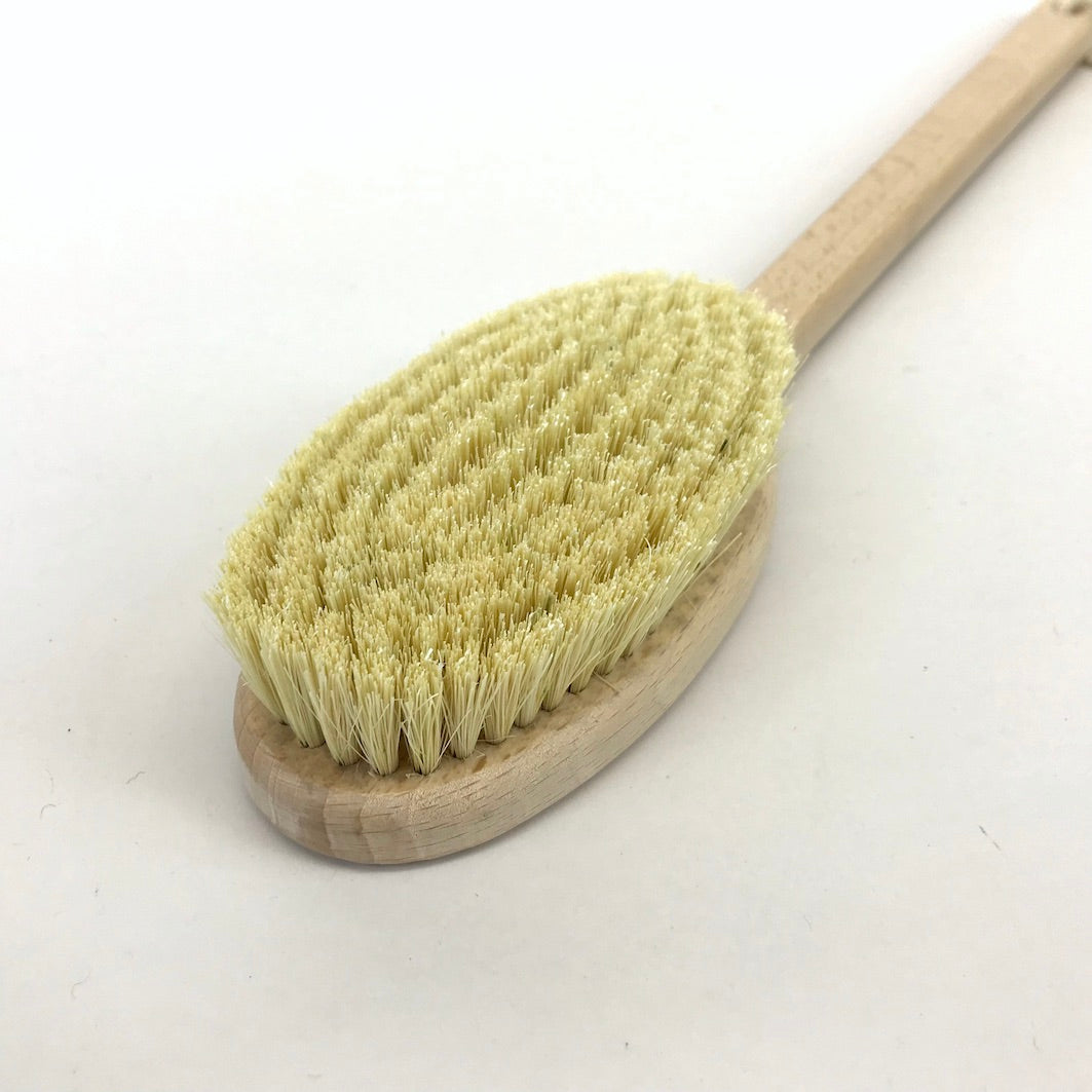 Long handled bath brush