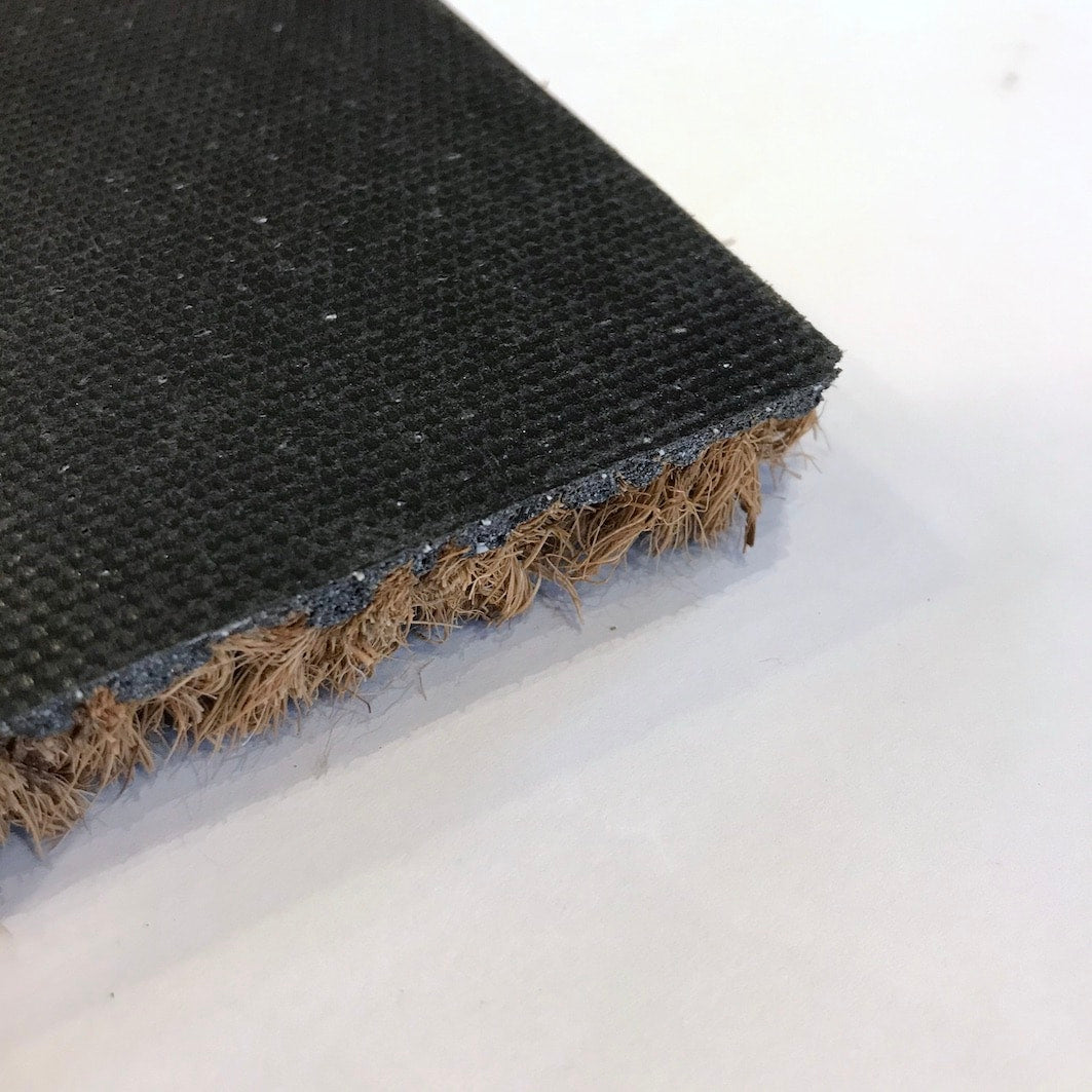 Coir mat 70×40 backing detail
