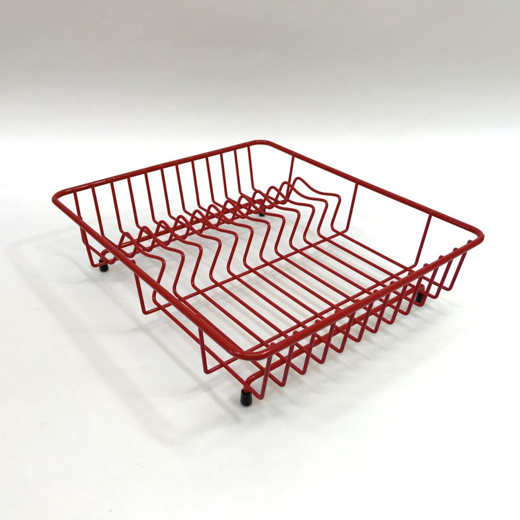 Dish drainer pop red