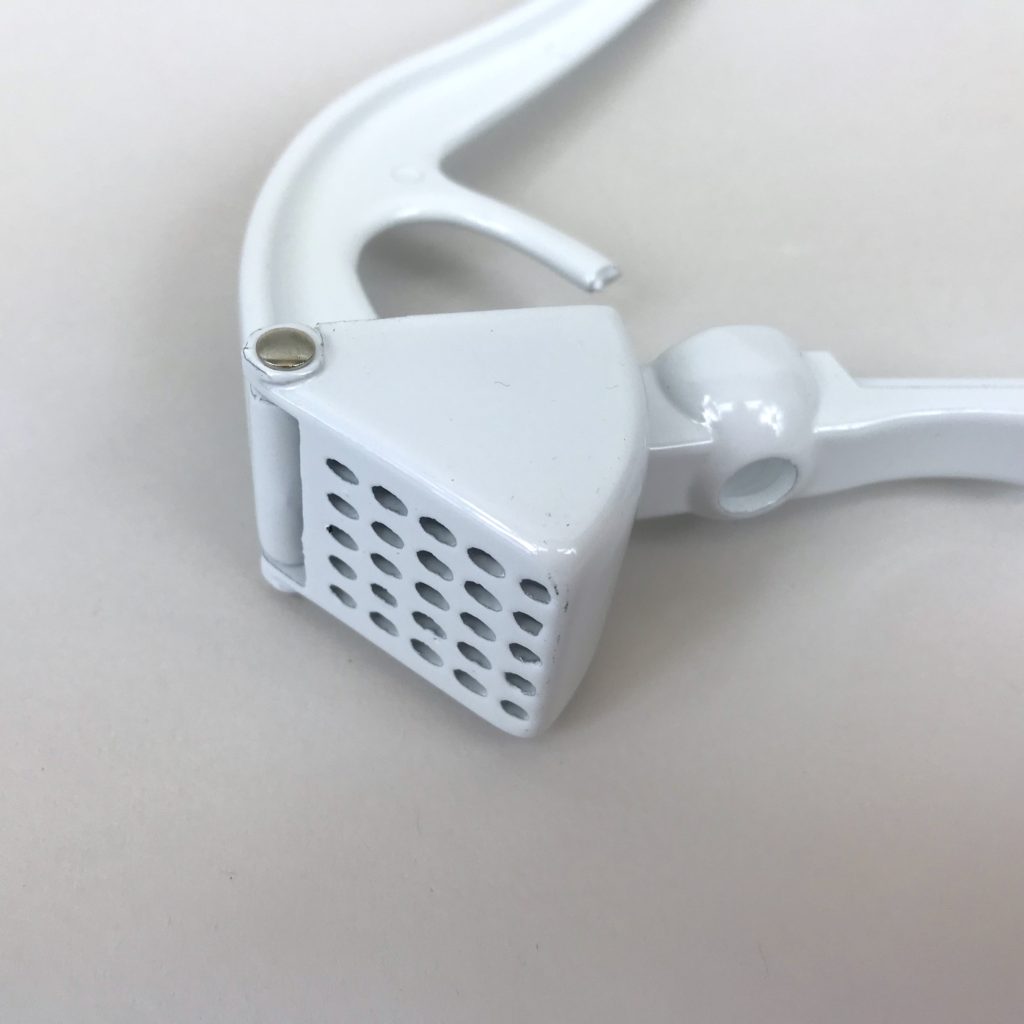 Garlic press detail