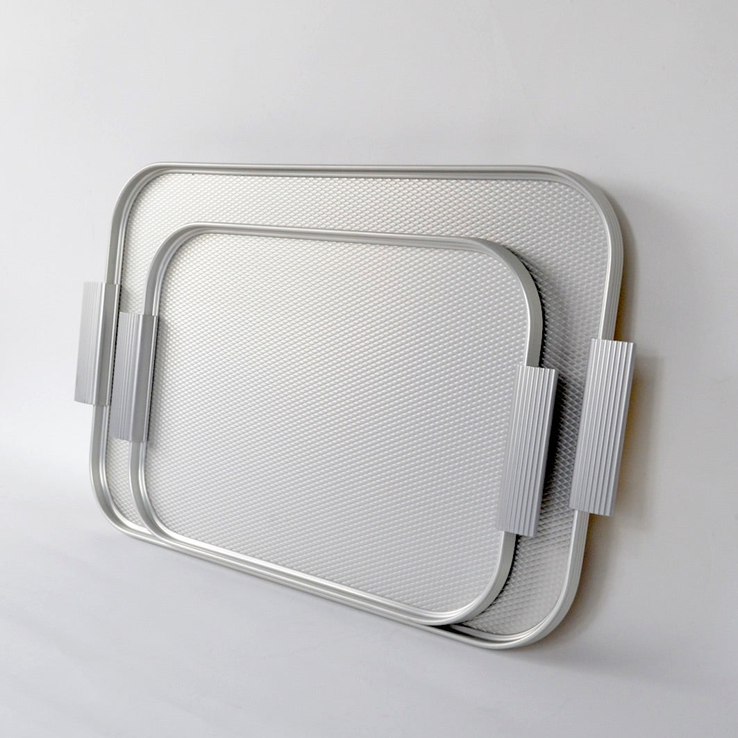 Kaymet ribbed trays silver S14 and S18