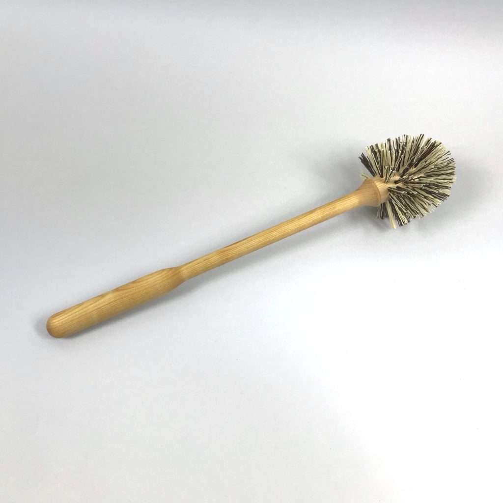 Toilet brush polypropylene bristle natural colour