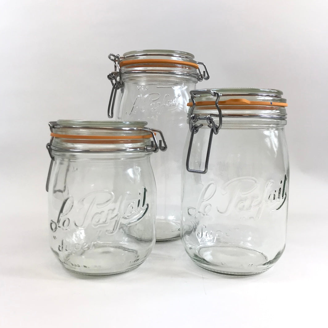 Le Parfait clip top jars