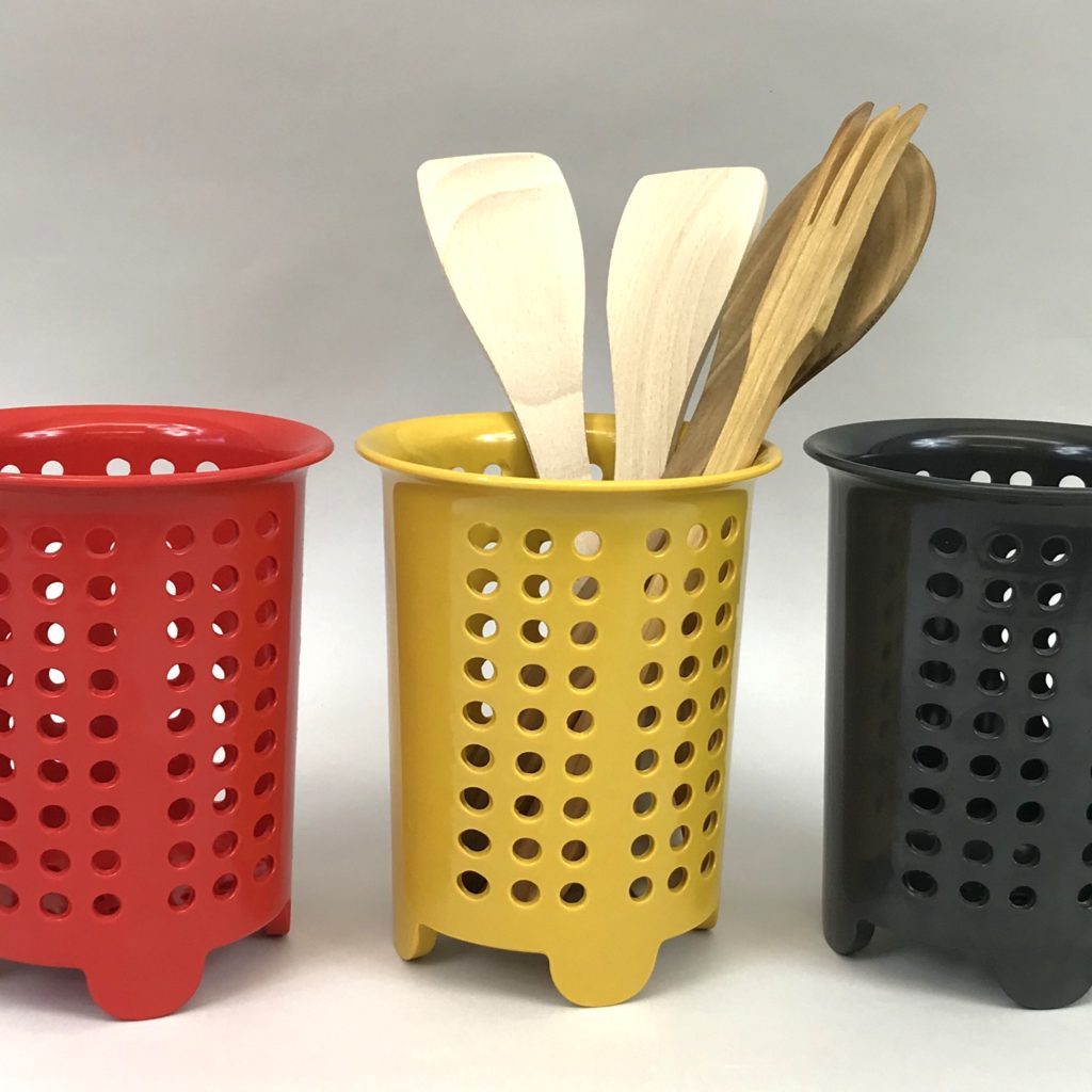 Melamine cutlery utensil drainer w spoons