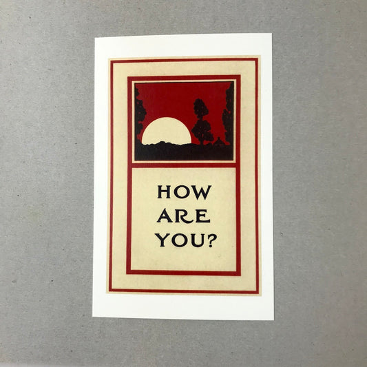 Post card how are you?