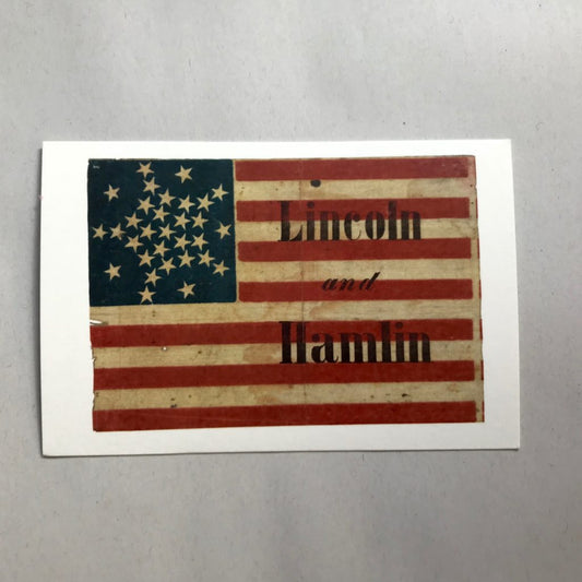 Postcard Lincoln and Hamlin