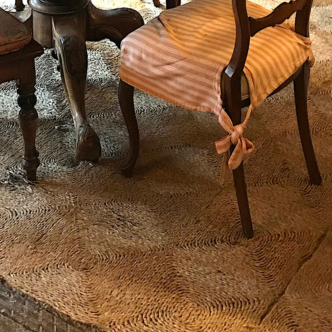 Seagrass rush matting furniture