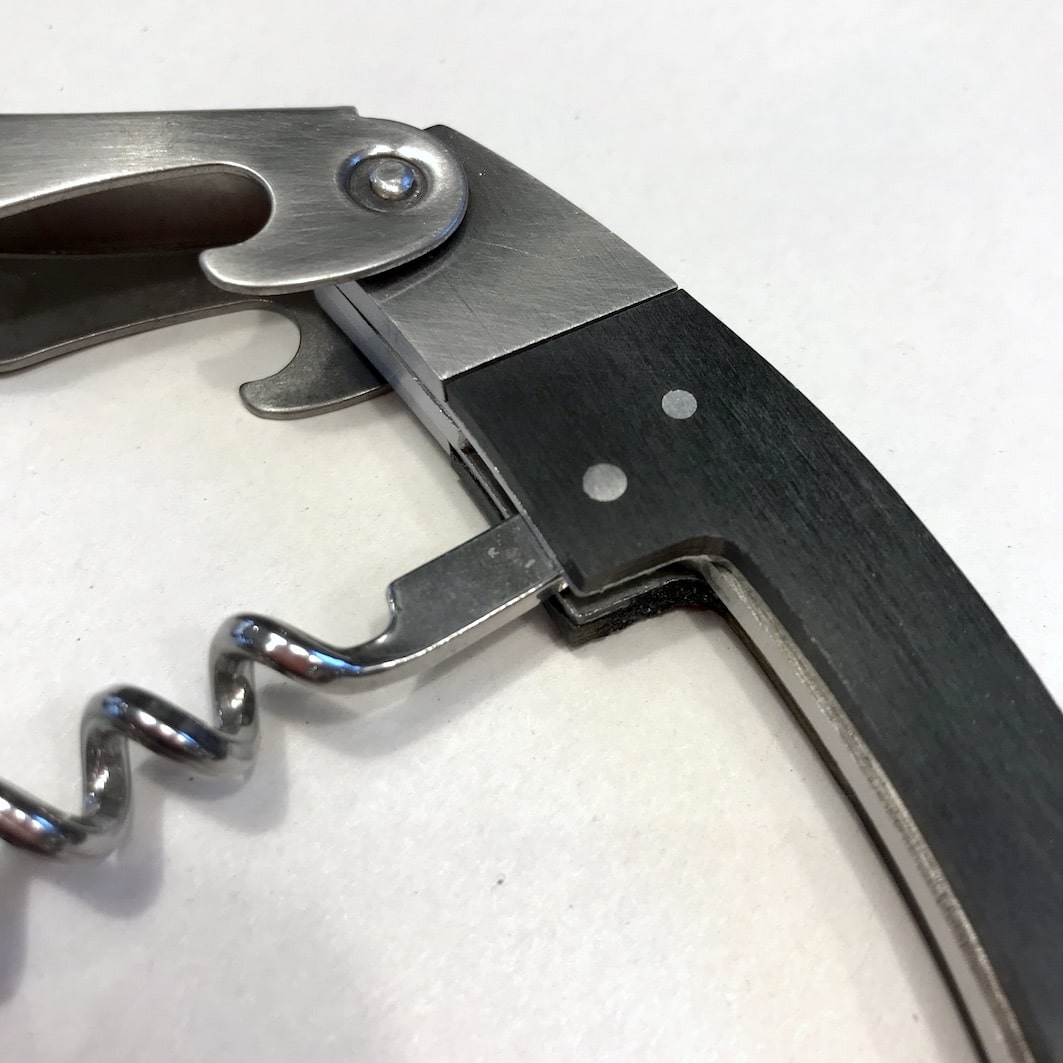 Waiter’s friend corkscrew detail