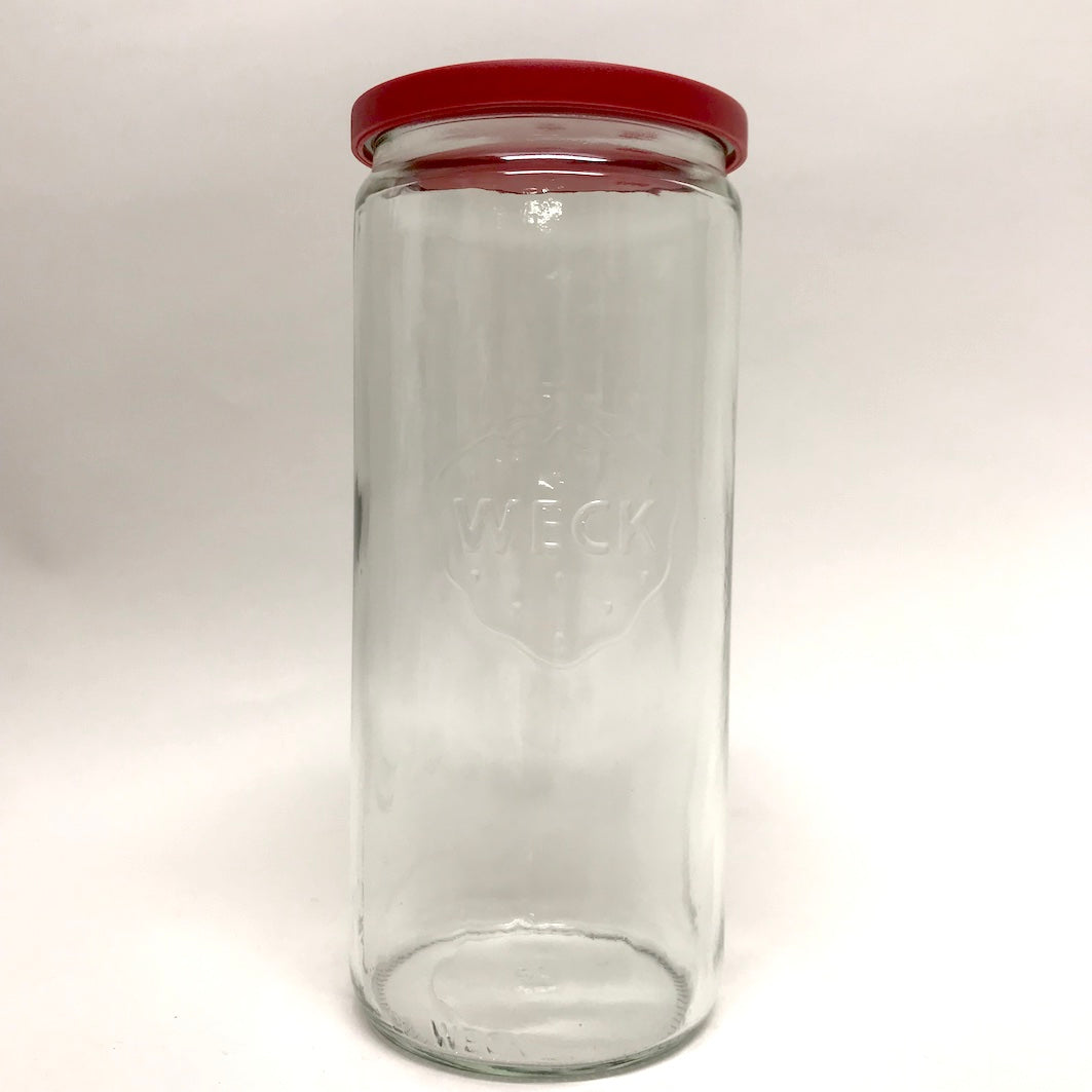 Weck Jars with red lids - utilitybrighton