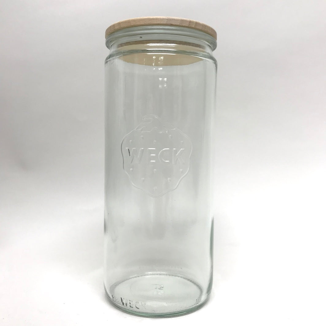 Weck Jars with wooden lids