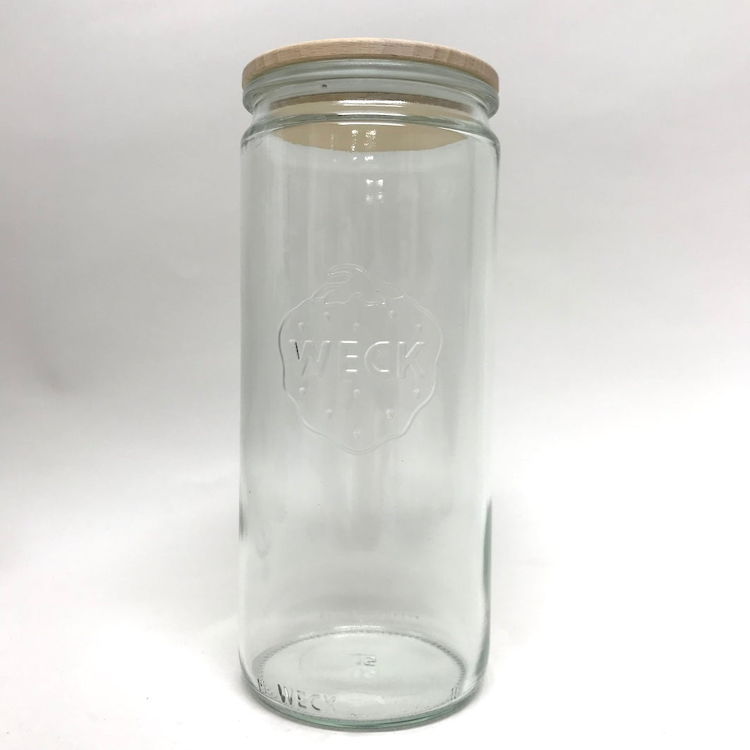 Weck Jars with wooden lids - utilitybrighton