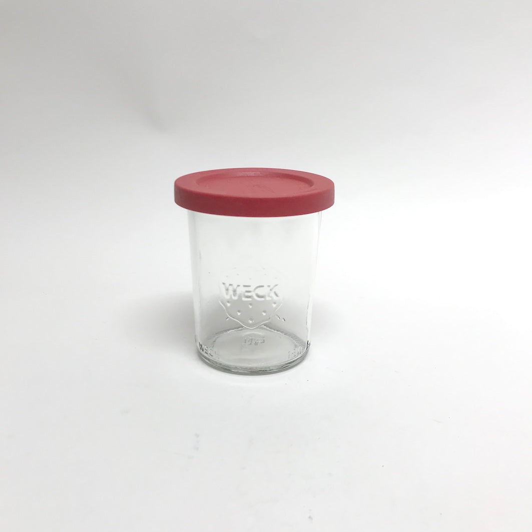 Weck Jars with red lids - utilitybrighton