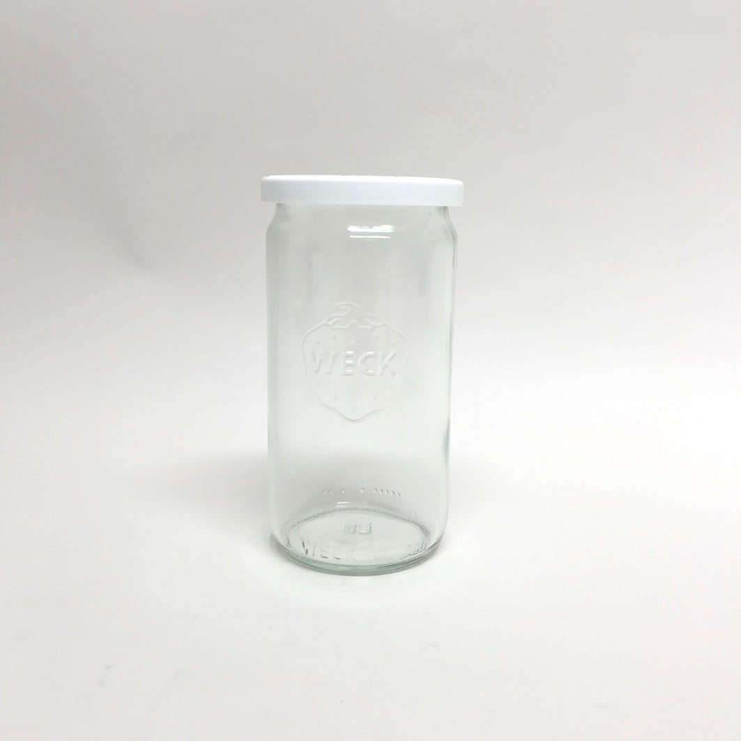 Weck Jars with white lids - utilitybrighton