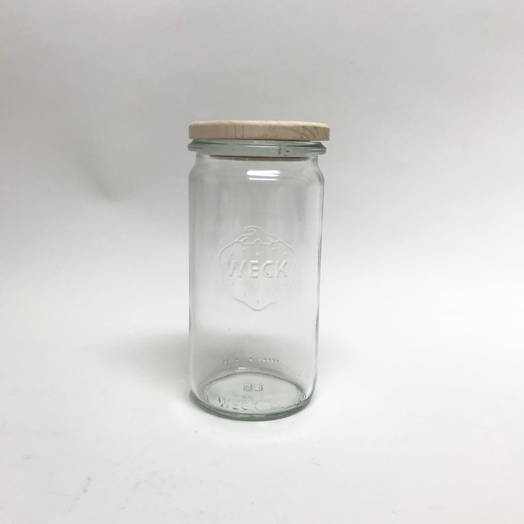 Weck Jars with wooden lids - utilitybrighton