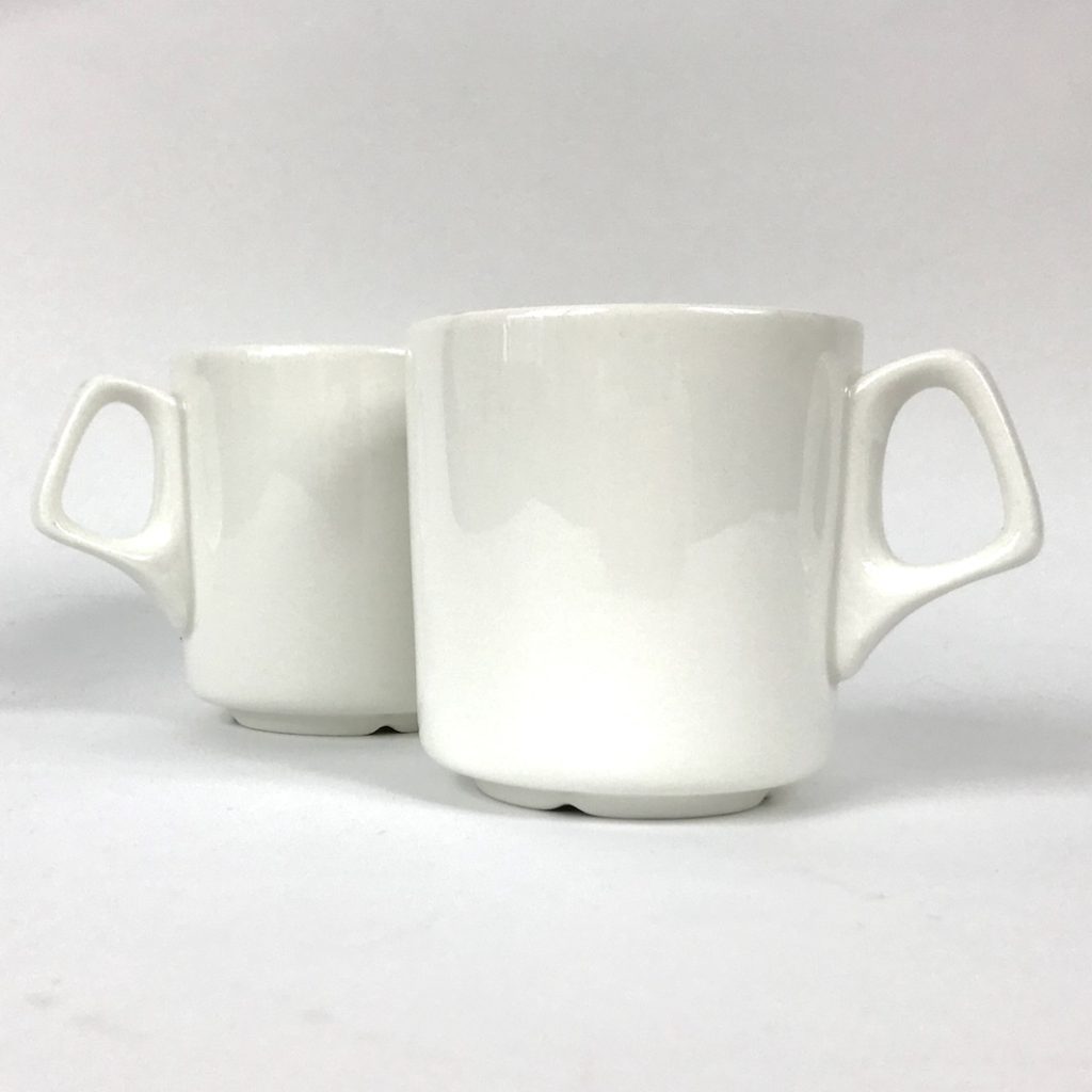 Plain white mug