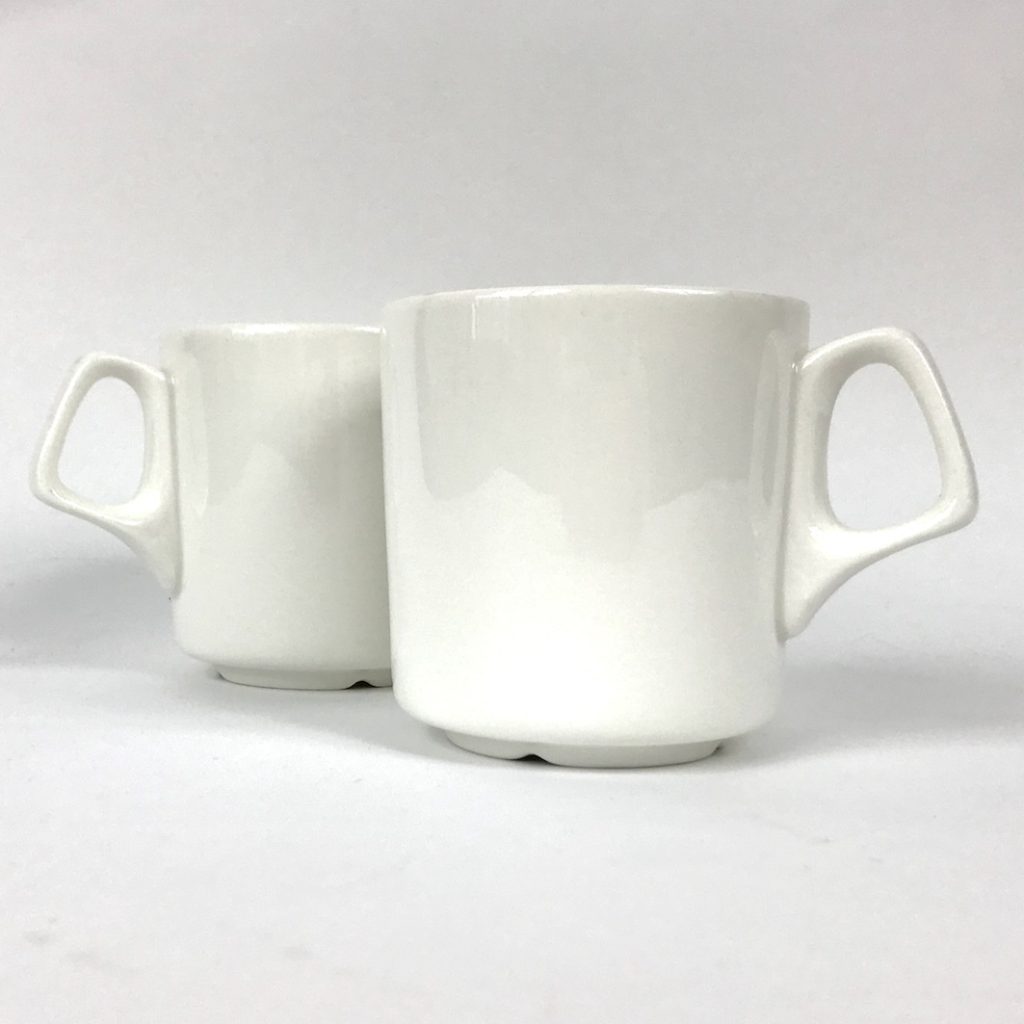 Plain white mug