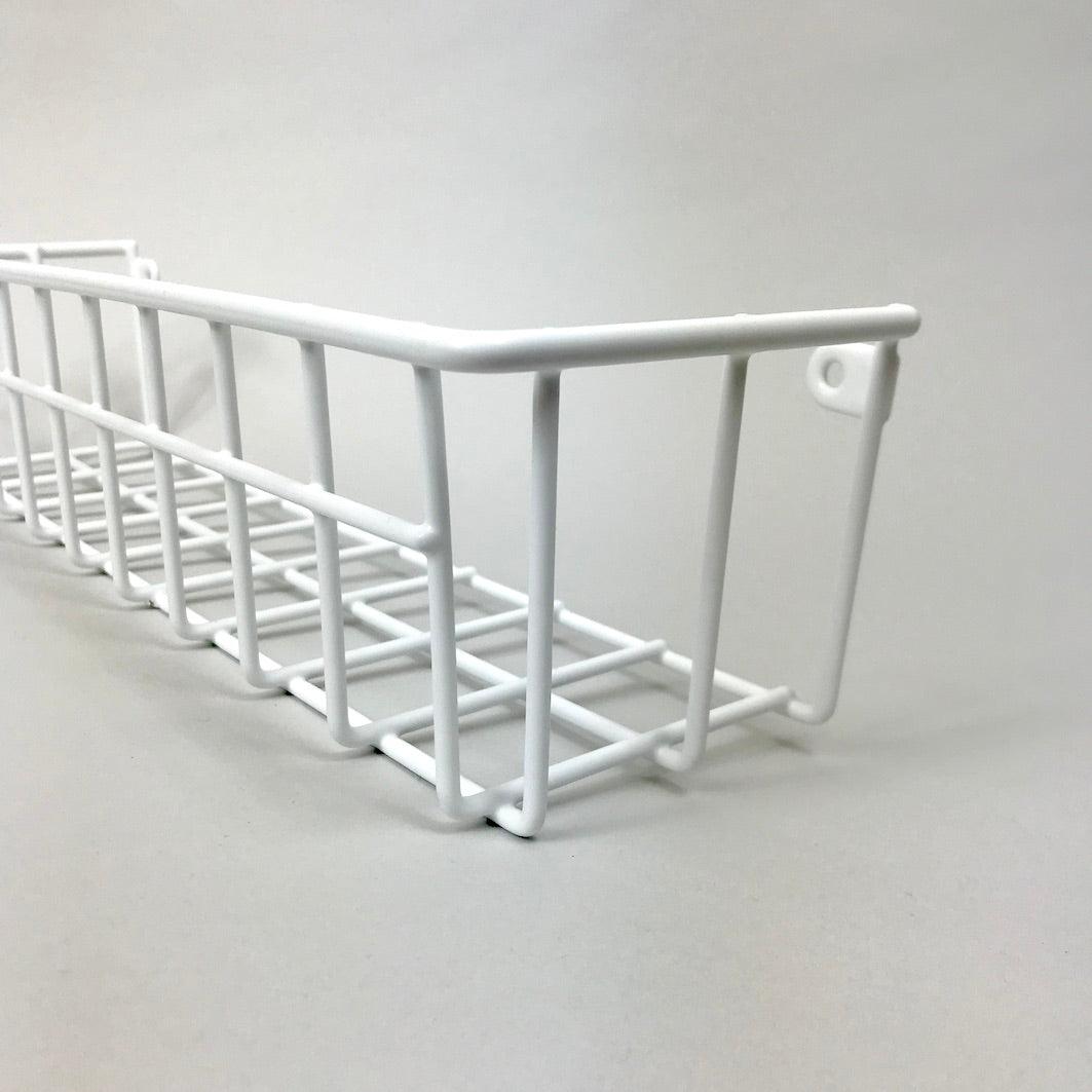 White wire shelf angle