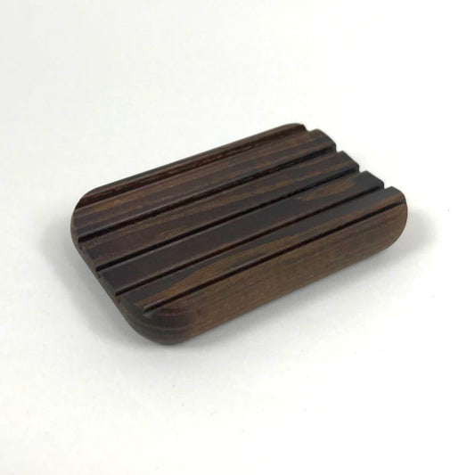 Wooden soap dish