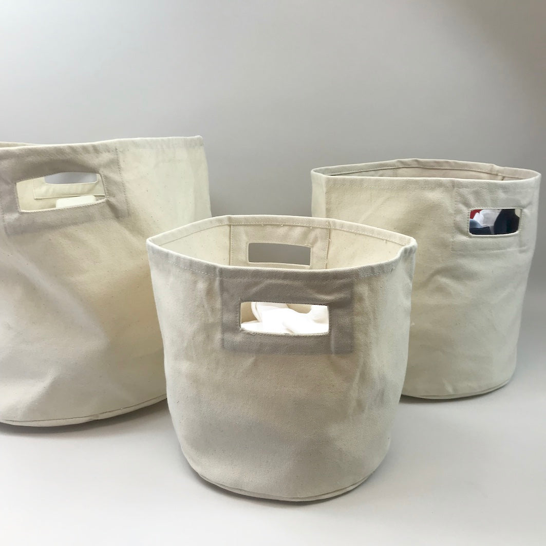 Canvas storage bags