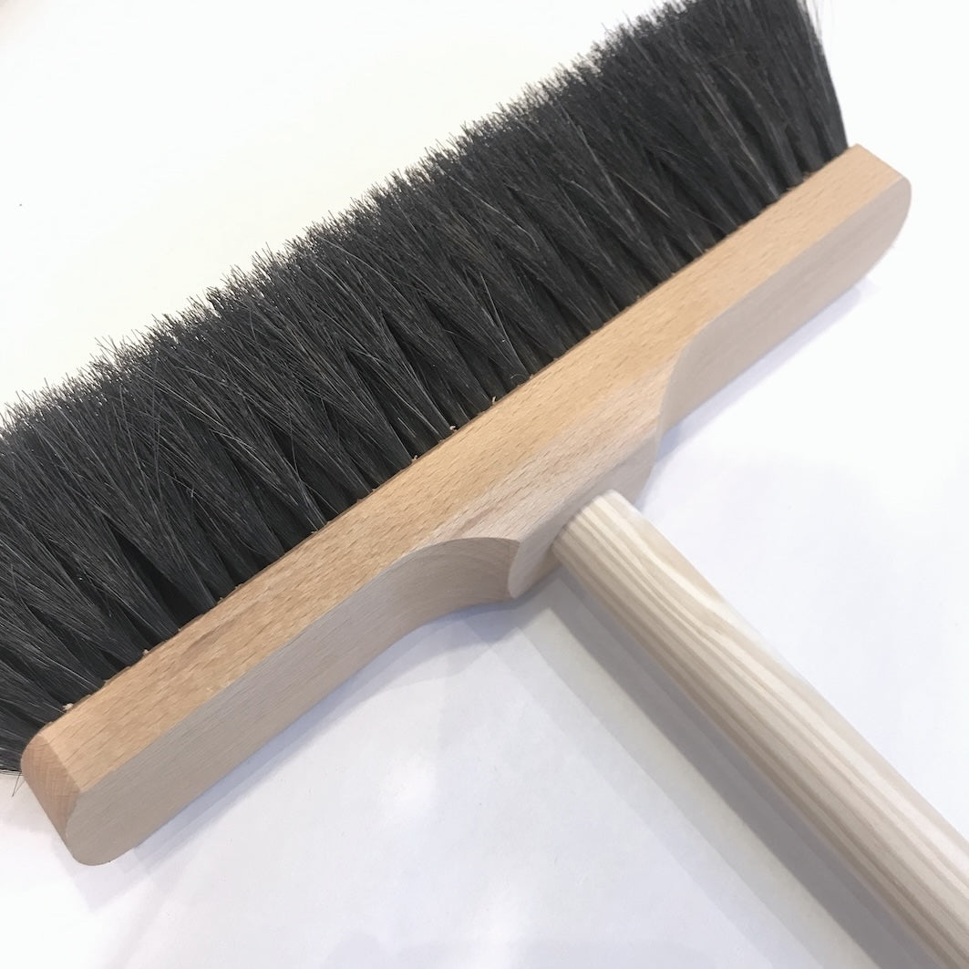 Horse hair soft broom