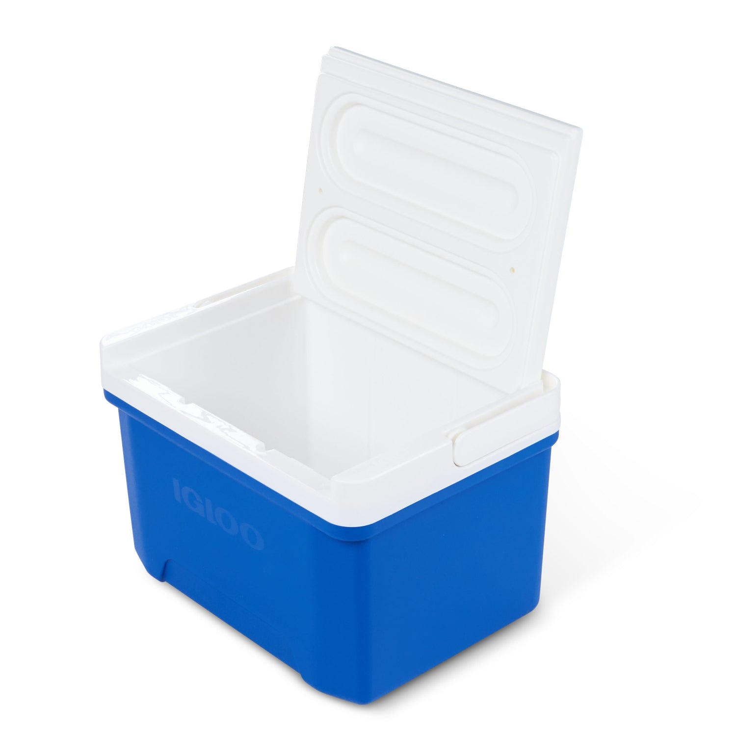 Igloo cooler Laguna 9qt blue lid open