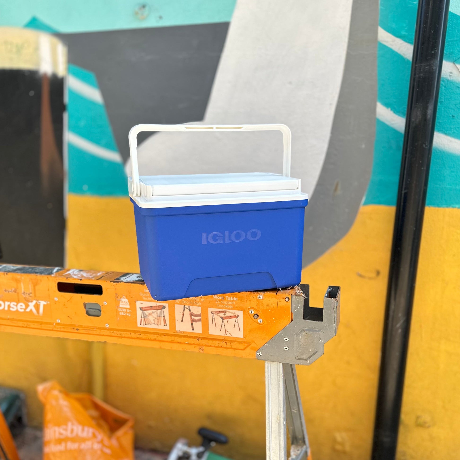 Igloo coolbox work bench