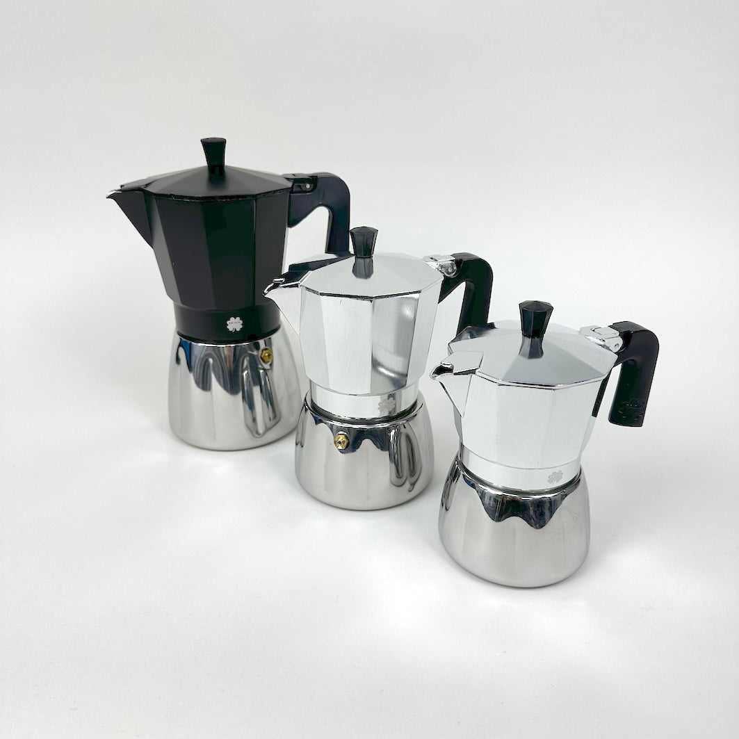 Espresso maker for induction hobs