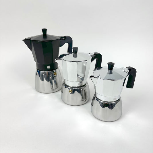 Espresso maker for induction hobs