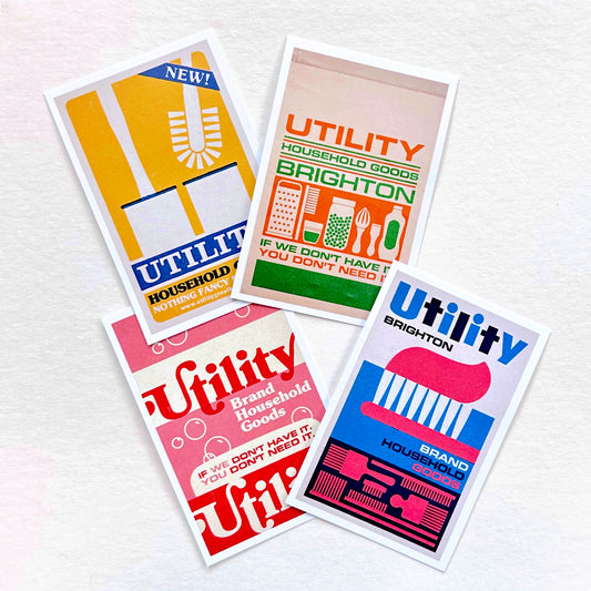 Utility postcards