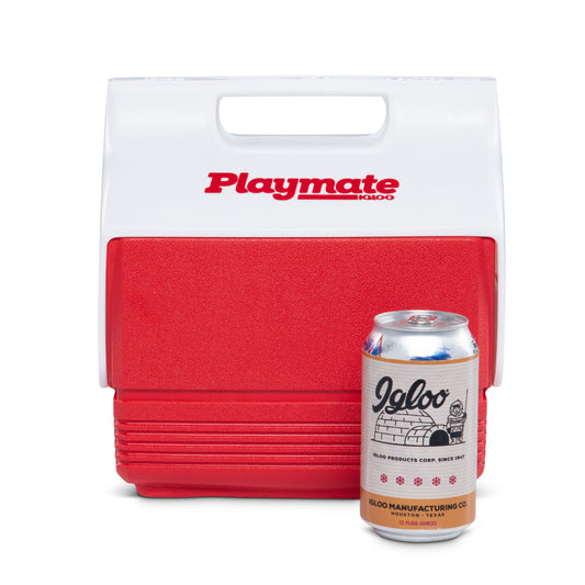 Igloo red playmate mini with can