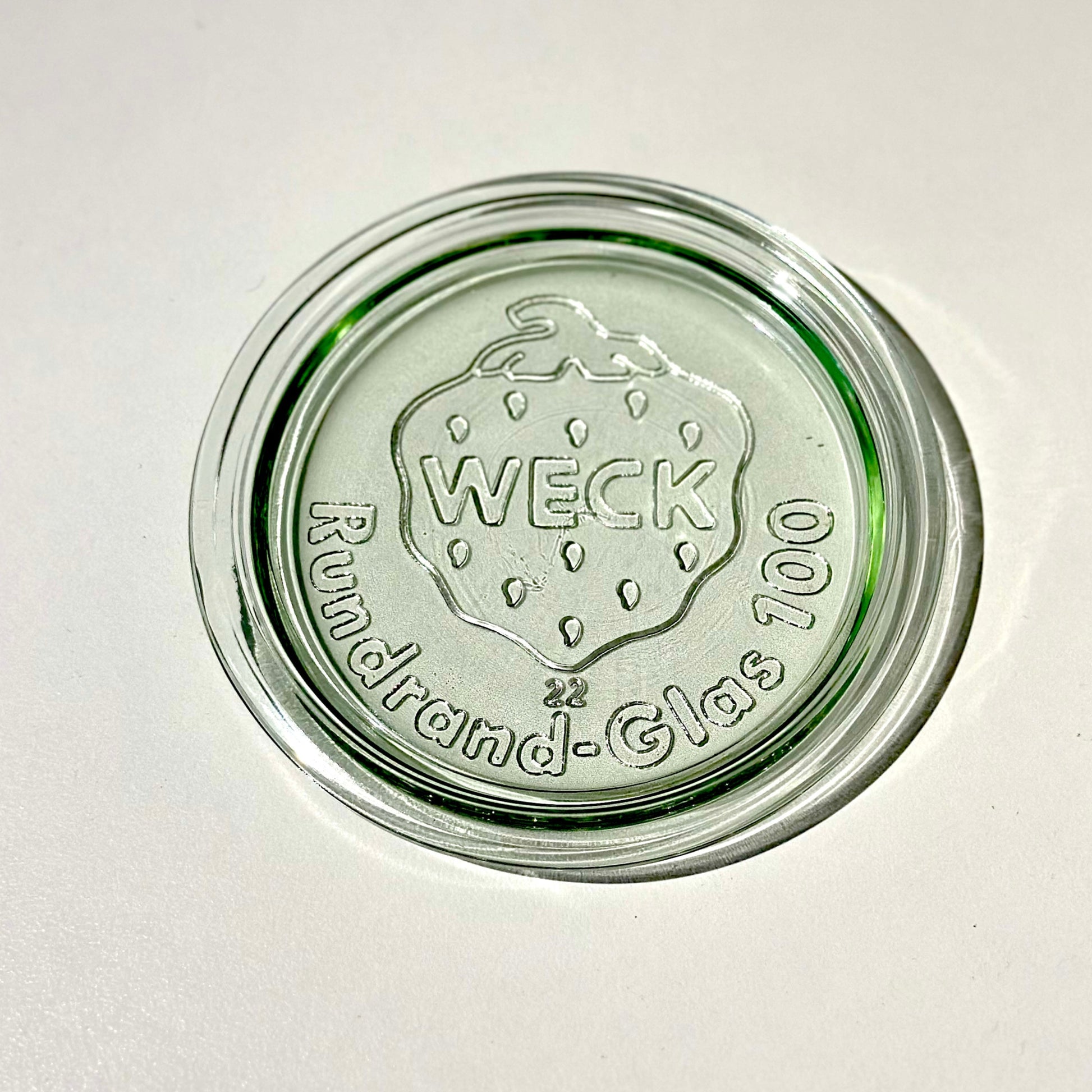 Weck jar glass lid