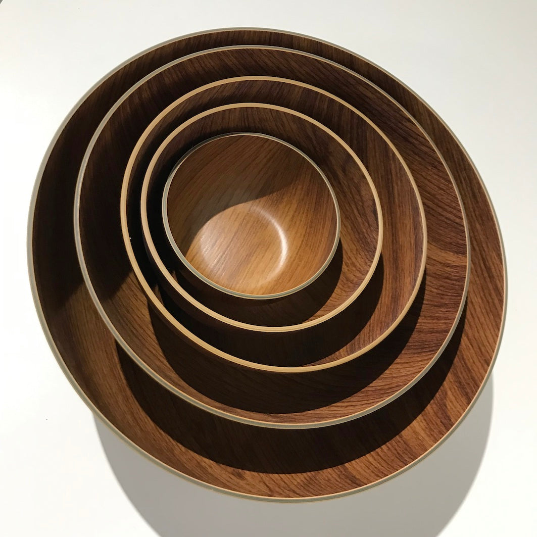 Wood effect bowls