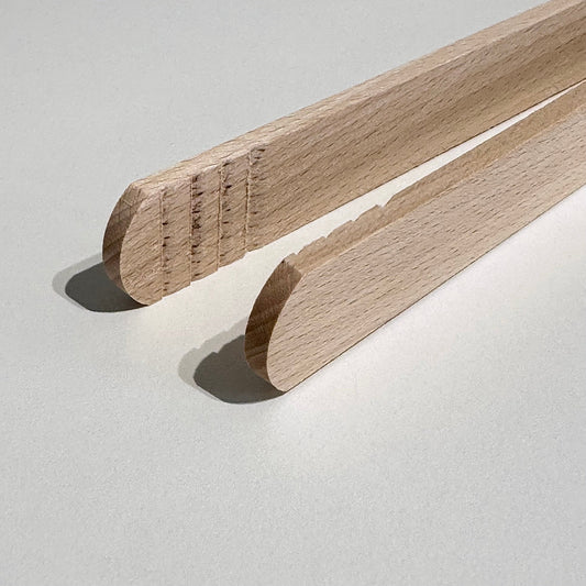 Wooden tongs