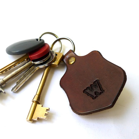 Leather key fob