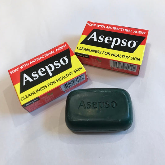 Asepso soap bar and boxes