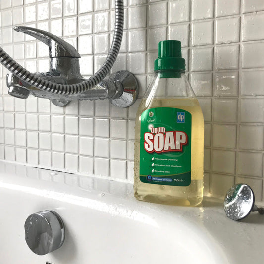 Dri Pak liquid soap by bath