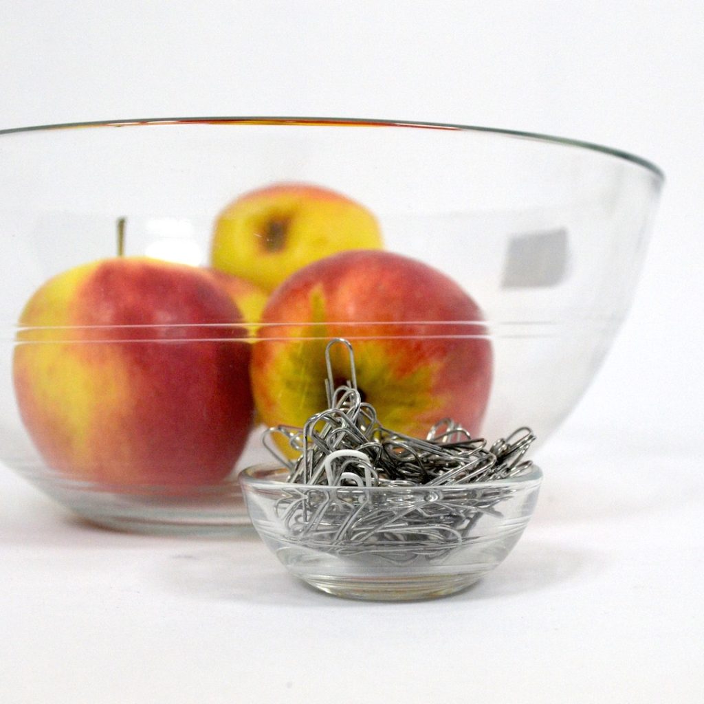 Duralex bowls large and small apples
