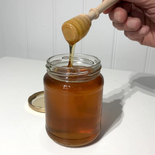 Honey dipper and jar
