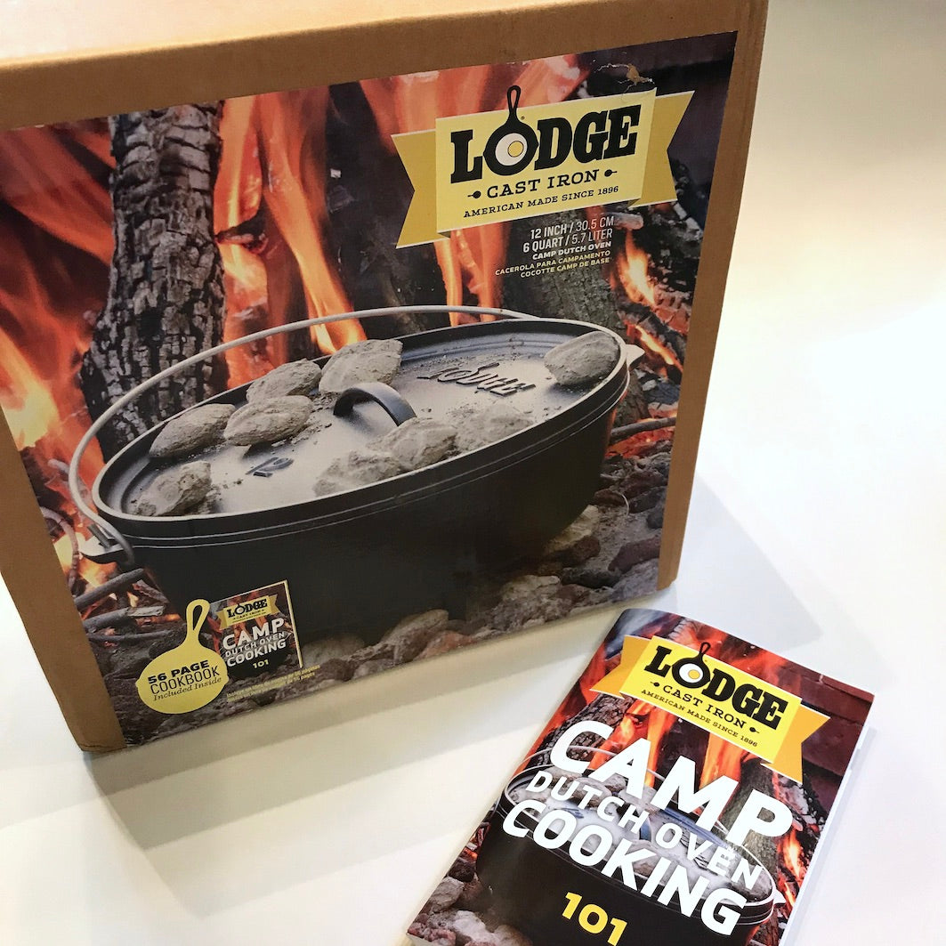 Lodge camp dutch oven packaging