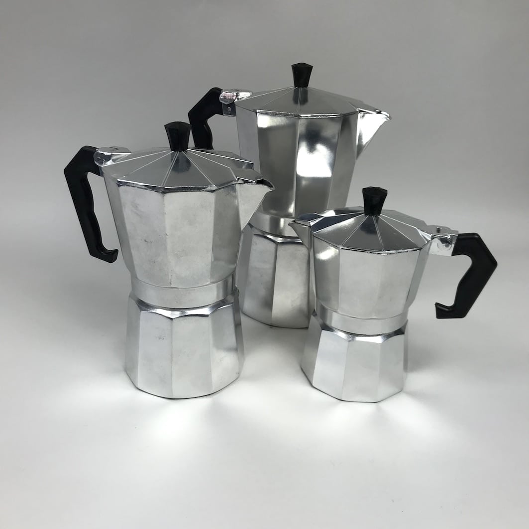 Moka pots espresso stove top