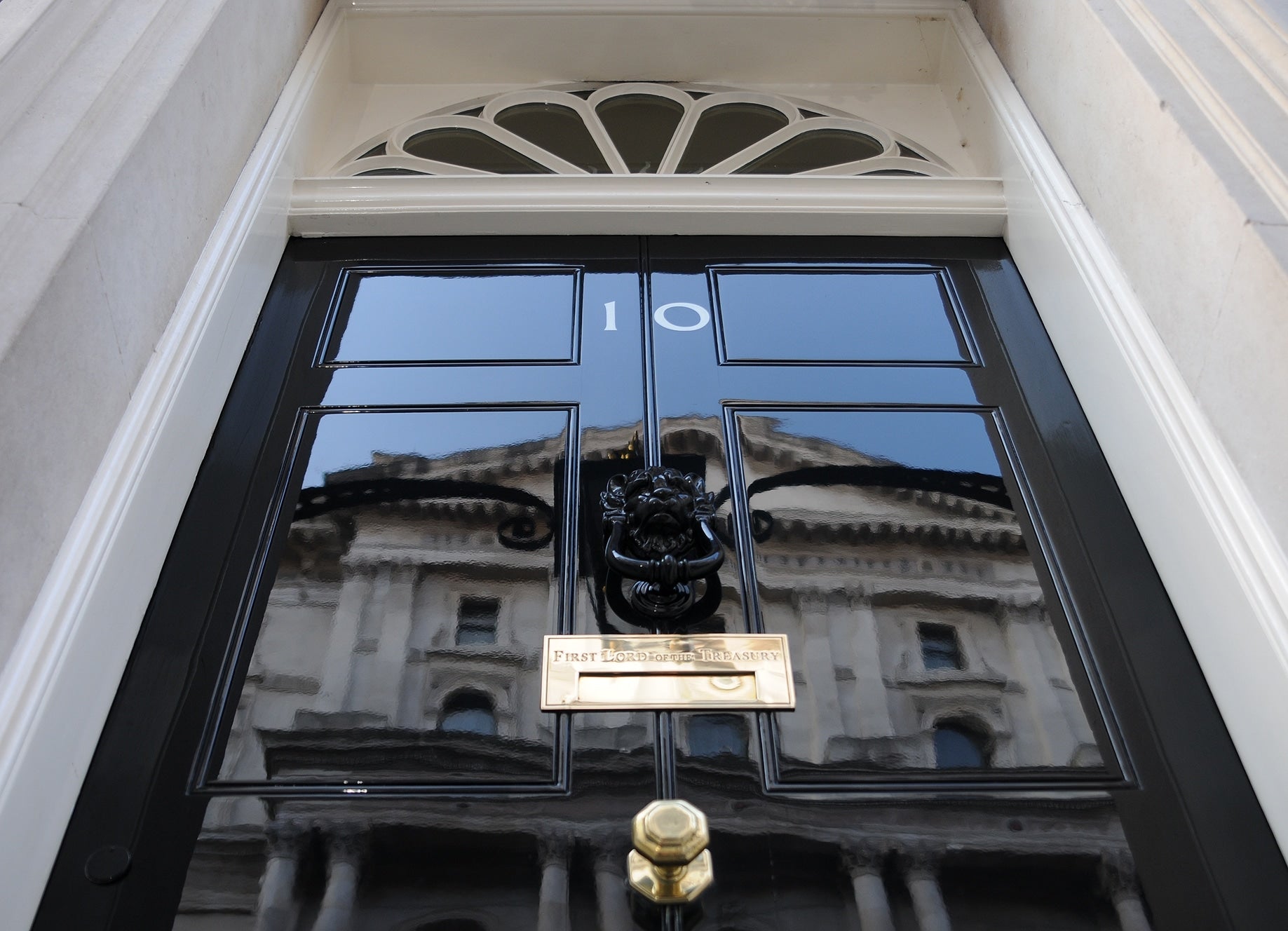 Number 10 Downing Street front door