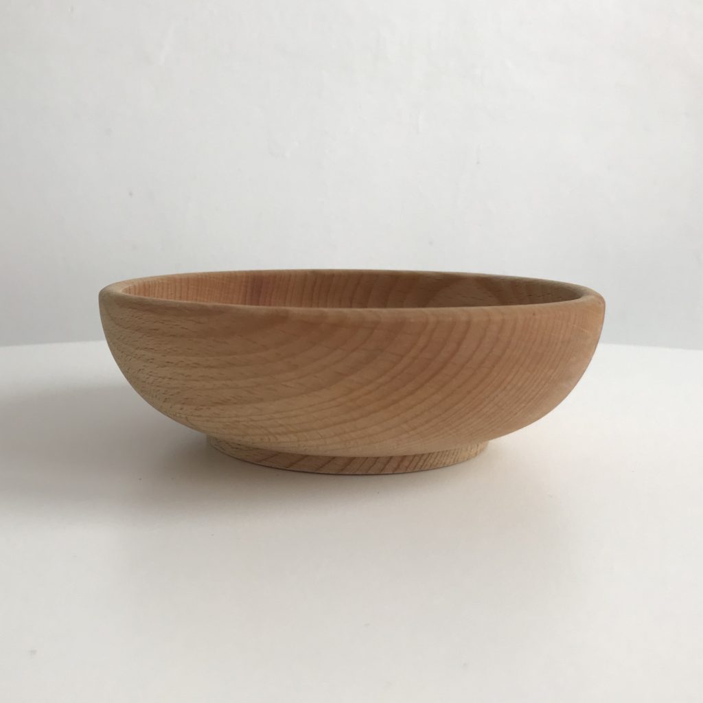 Redecker wooden bowl side