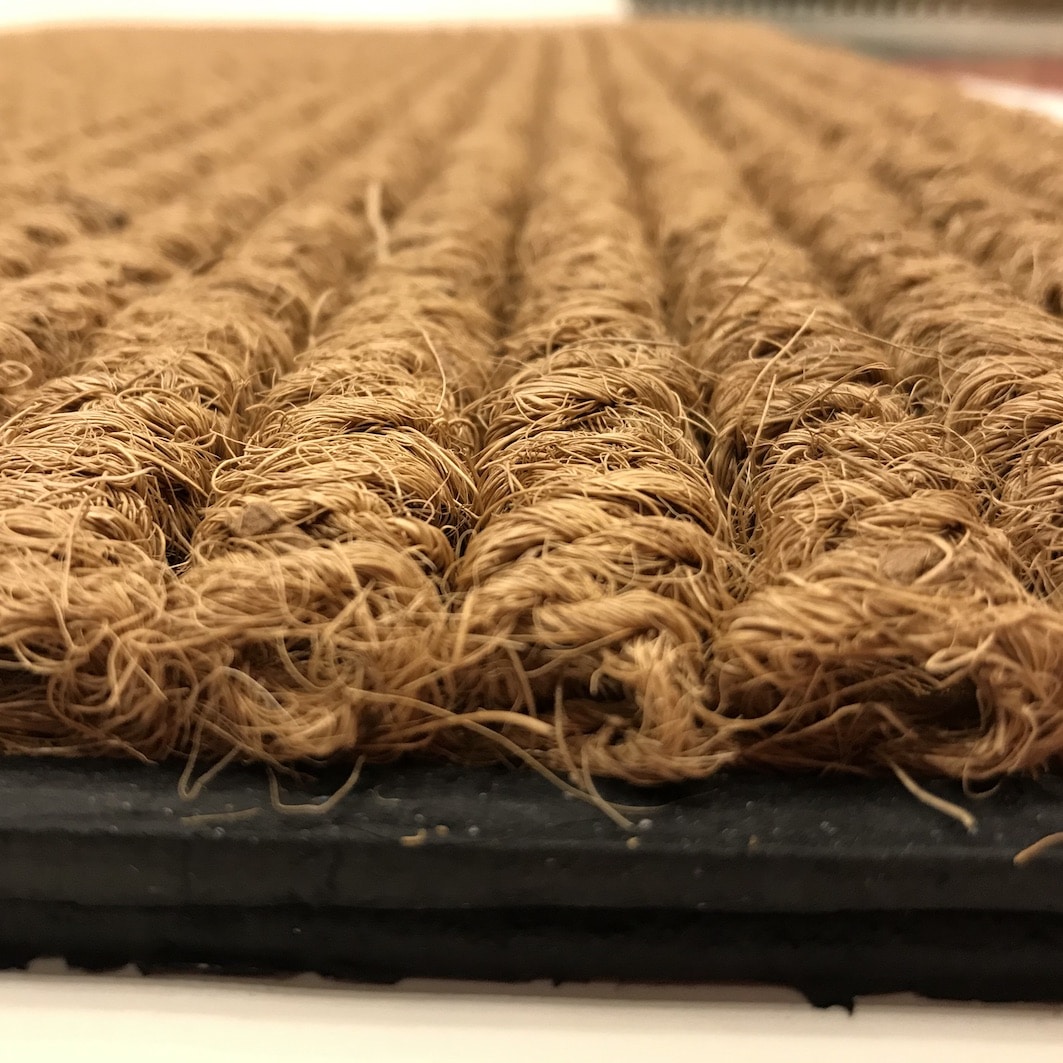 Ribbed doormat detail